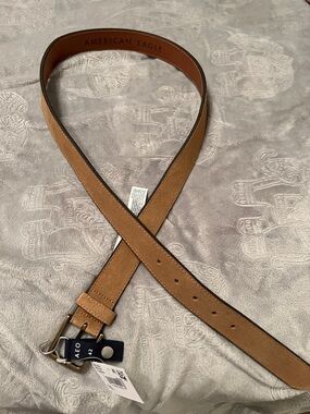 New Mens size 42 AMERICAN EAGLE suede belt.